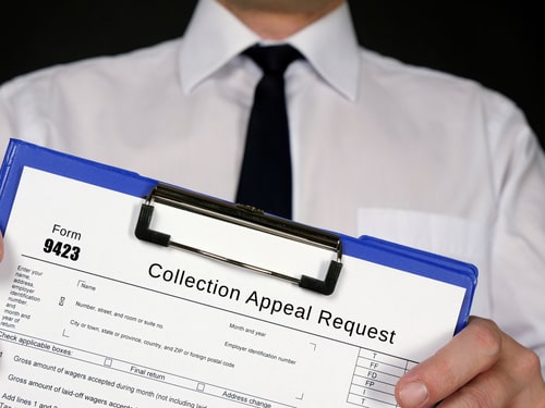 collection appeals form 9423