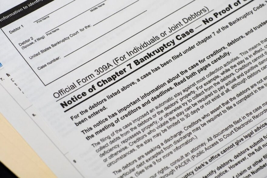Chapter 7 Bankruptcy Form