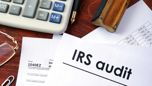 IRS Tax audit tag