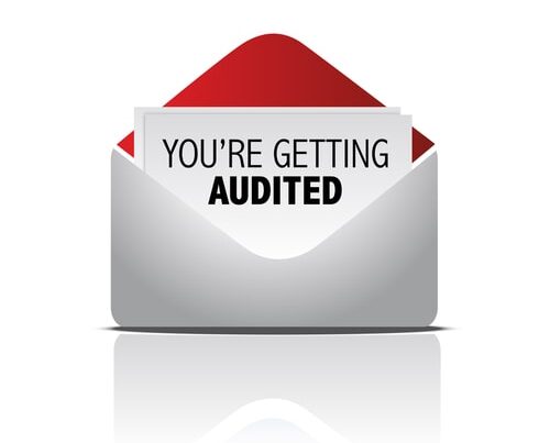 You're getting audited letter