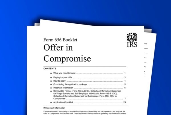 Offer in compromise 656 Booklet