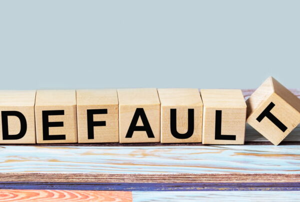 default word written on wood block