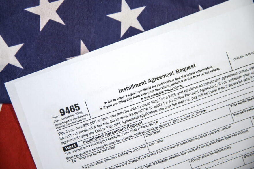 Form 9465 Installment Agreement Request